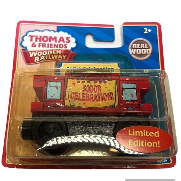 Thomas & Friends Wooden Railway Sodor Celebration Caboose Train Car NEW - Picture 1 of 2